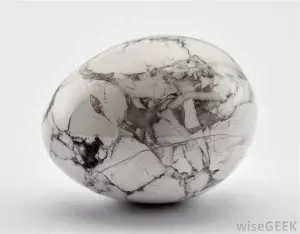 Howlite gemstone bracelet